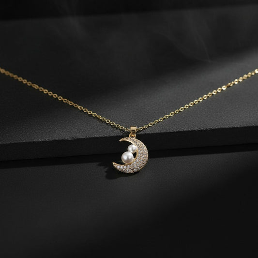 ✨️Collar Luna de Perlas