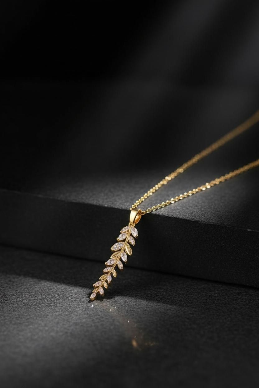 ✨️Collar Hoja Dorada