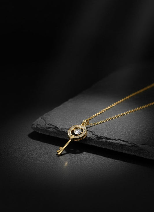 ✨️Collar Llave Dorada