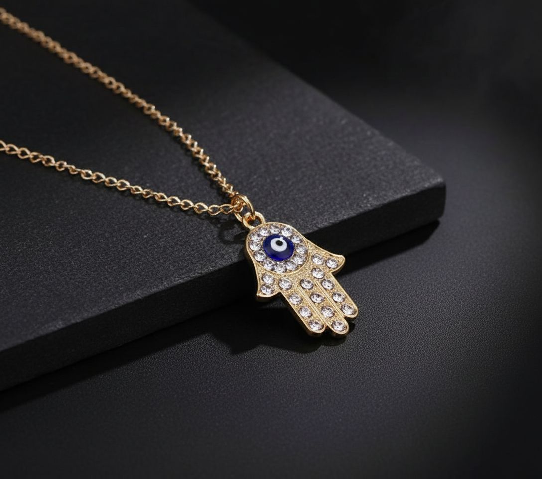 ✨ Collar Mano de Fátima Dorado