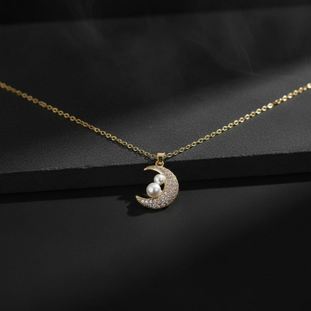 ✨️Collar Luna de Perlas