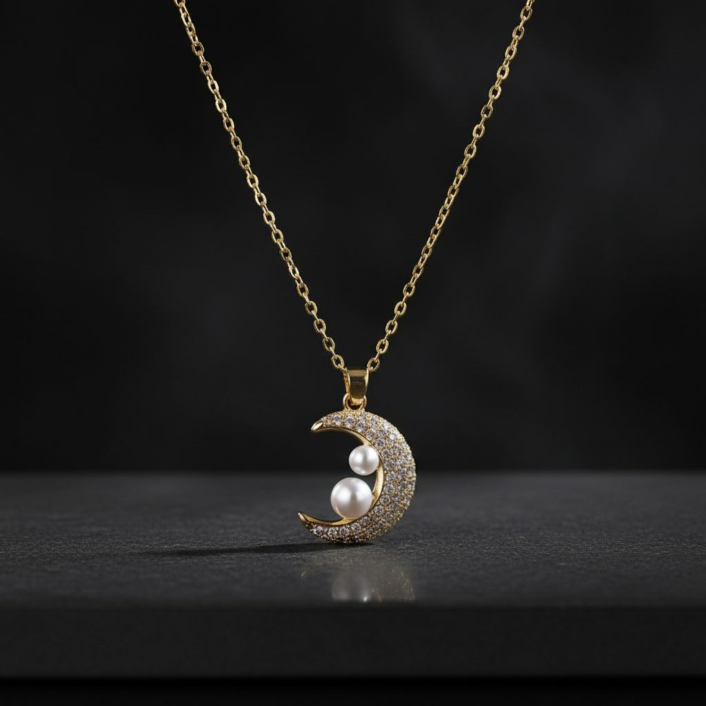 ✨️Collar Luna de Perlas