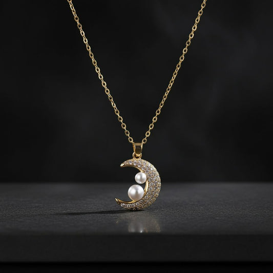 ✨️Collar Luna de Perlas