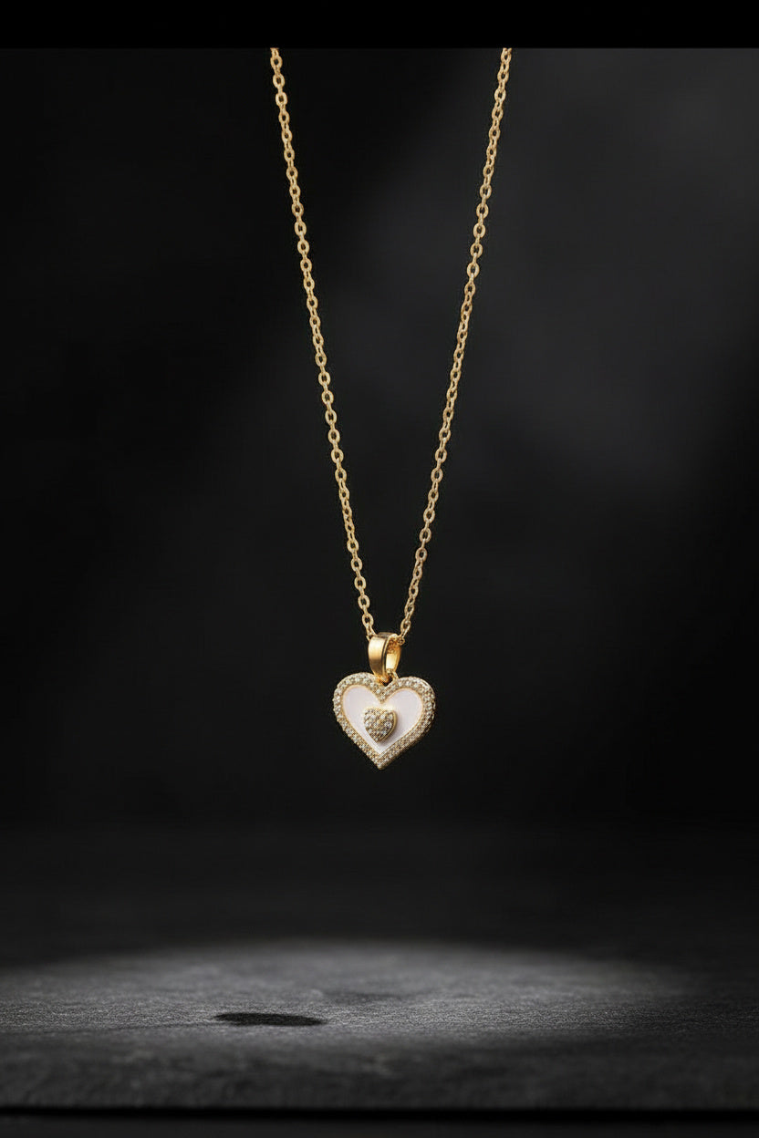 ✨️Collar Corazón Elegante