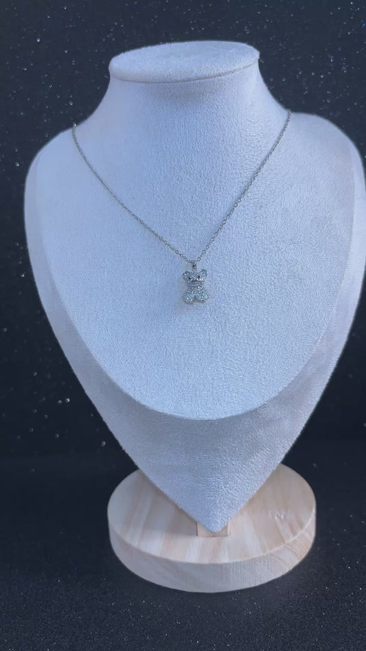 Collar Teddy Luxury Plateado