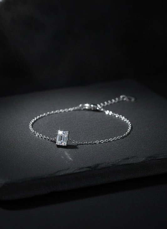 ✨️Pulsera Fina con Brillante