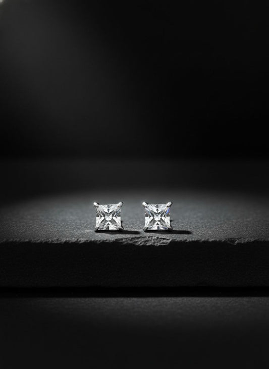 ✨️Pendientes Cuadrado Brillante