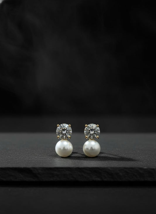 ✨️Pendientes Clásicos con Perla