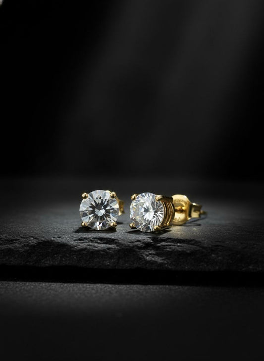 ✨ Pendientes Brillo Dorado